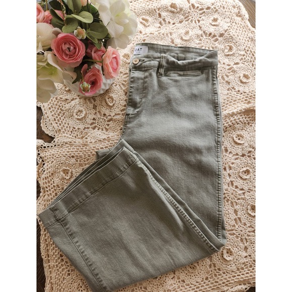 OAT light green Wide Leg Crop size 32 - Picture 3 of 13